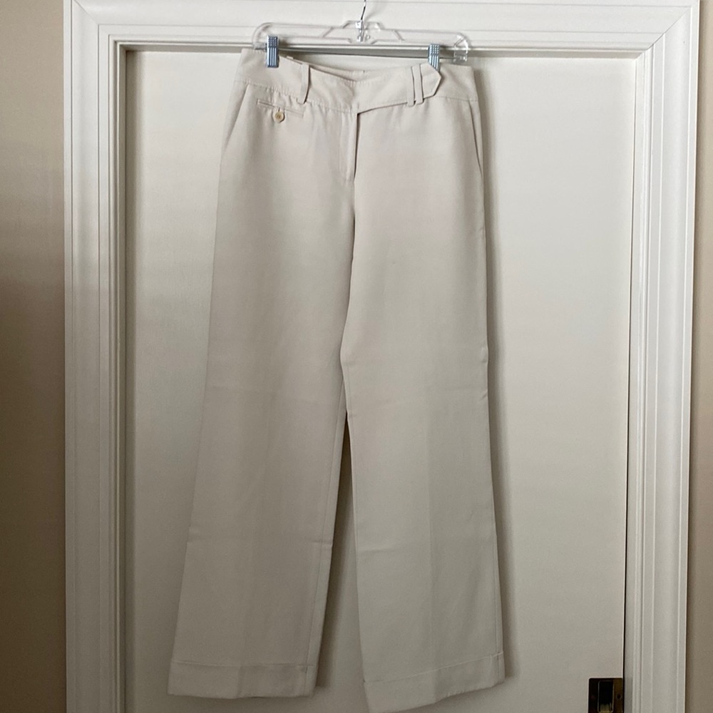 An Taylor Cream pants size 8